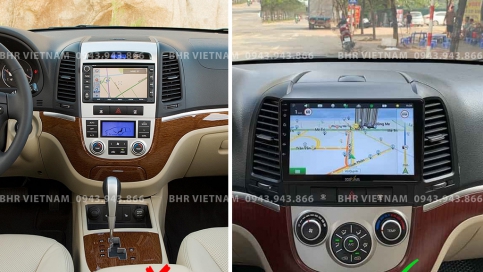 Màn hình DVD Android liền camera 360 xe Hyundai Santafe 2006 - 2011 | Kovar Plus 360